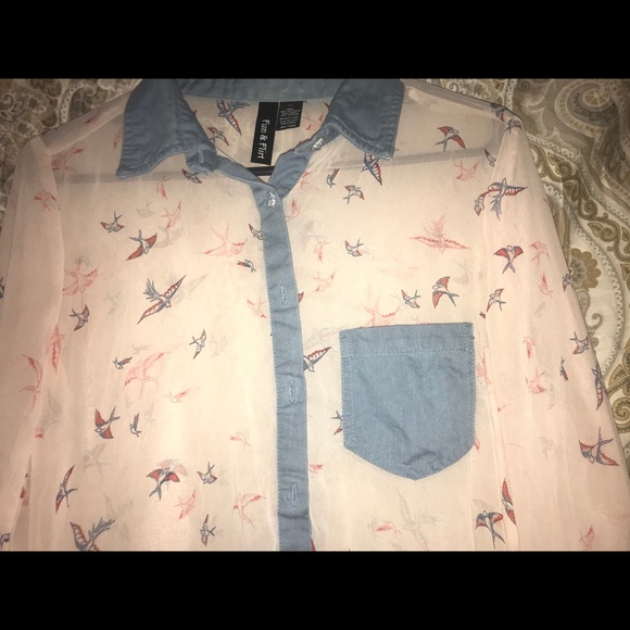 Gorgeous Fun & Flirt hi-lo blouse - Picture 2 of 5